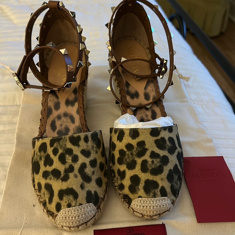 Valentino espadrilles size 8